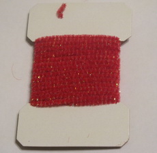 wooly bugger chenille small red 